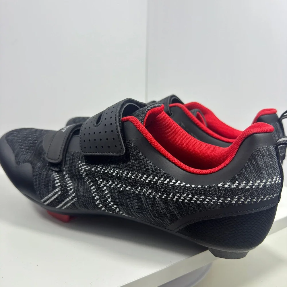 ULTIANT Cycling Shoes Mens 13 Black Red Indoor Delta Cleats EU‎ 47